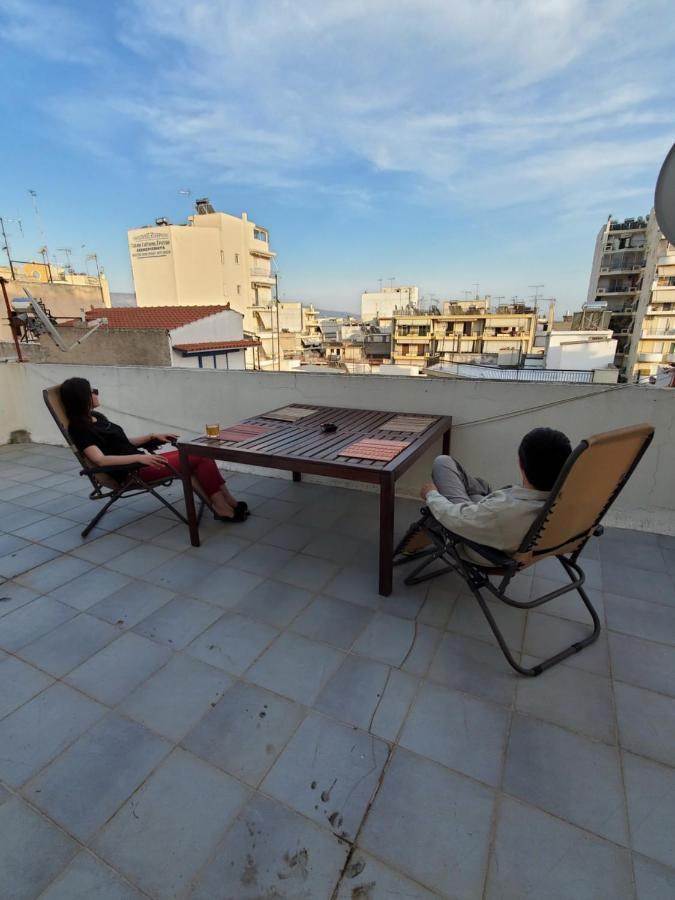 Terrace Roof Room @ Koridallos Metro St. & Piraeus Port 외부 사진
